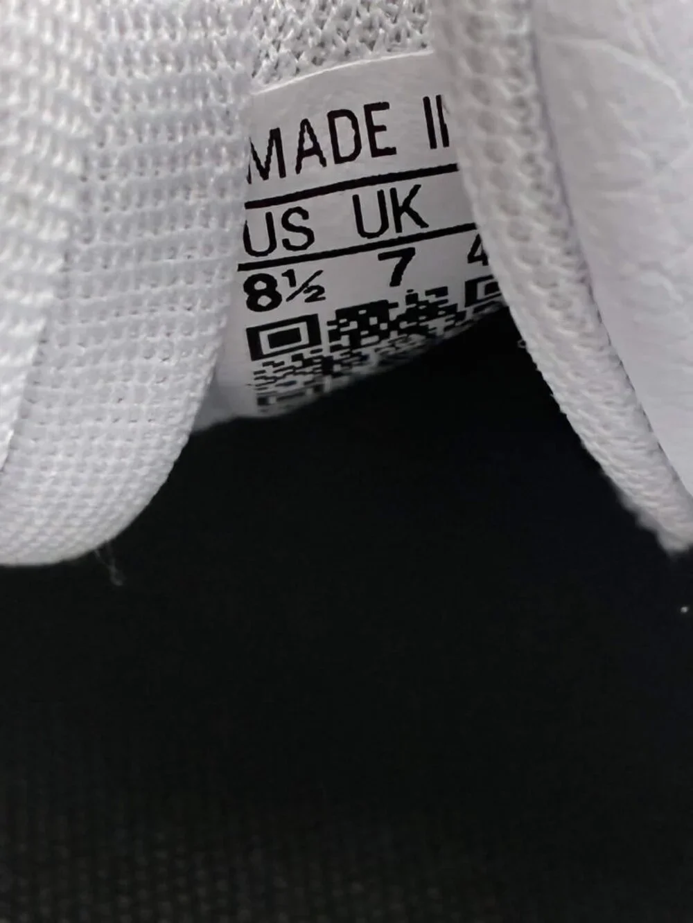 Adidas VL Court 3.0 White Black Gum Womens Size 8.5 ID879 - Picture 8 of 11